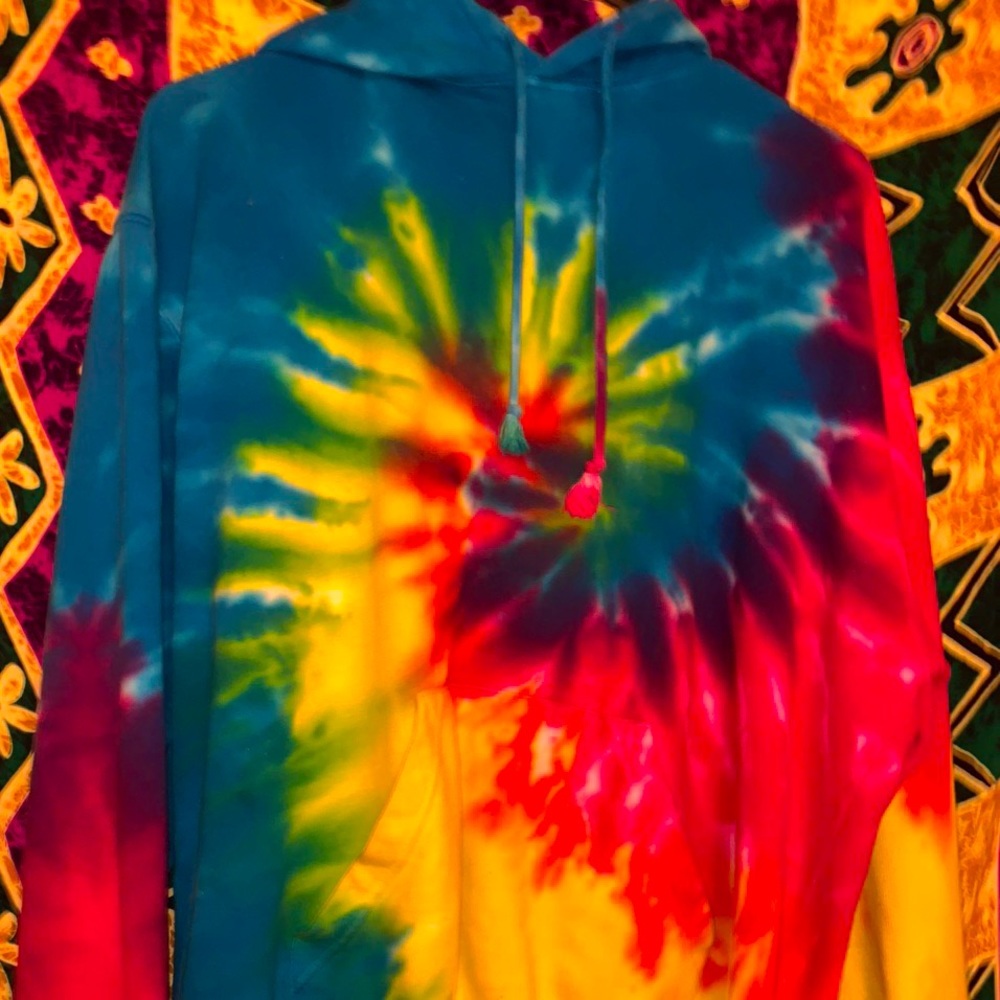 Colortone tie dye hoodie